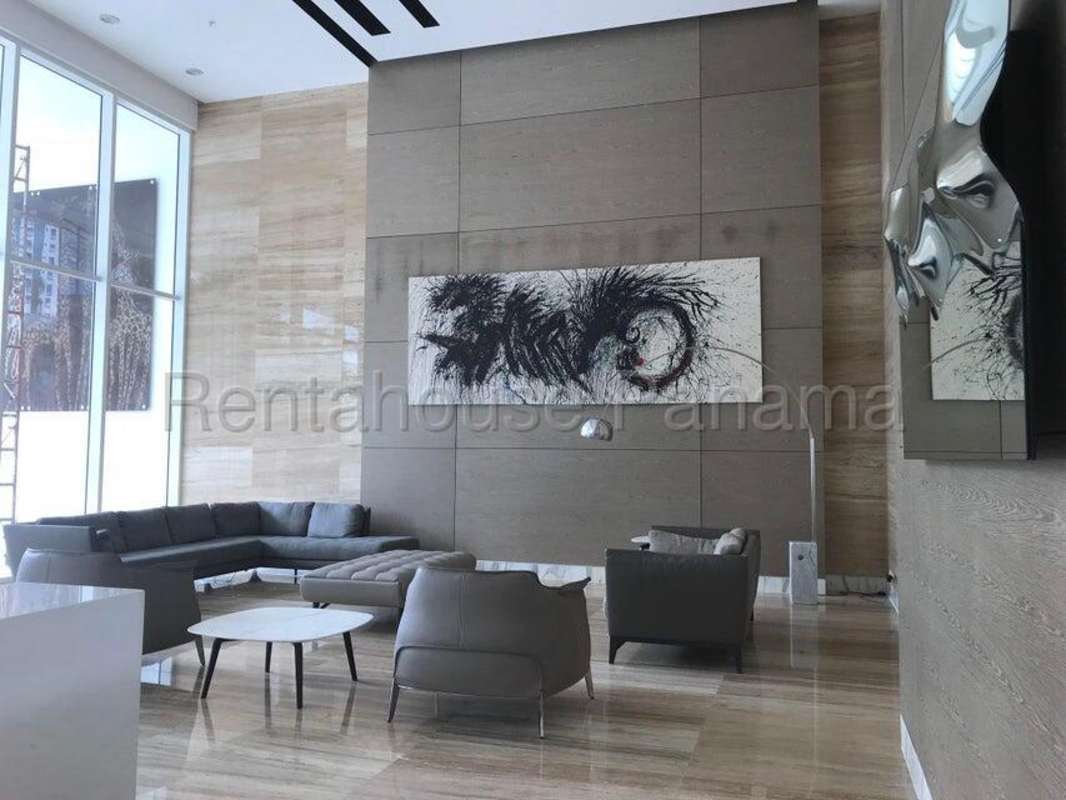 Fully equipped modern kitchen with granite island, stainless appliances PH Aria Costa del Este Panama