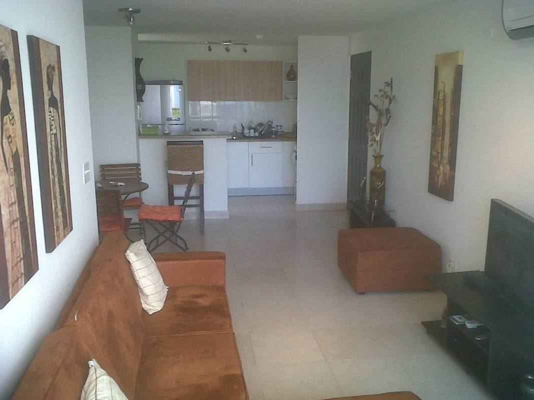 Cozy living room and dining in apartment PH Splendor by the Park Panama City