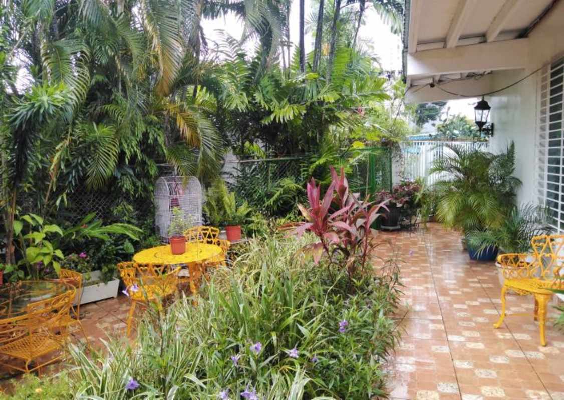 View of ocean and Panama skyline from waterfront house in Coco del Mar