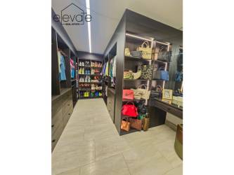 Spacious lounge with industrial style decor at PH Explora Panama Pacifico