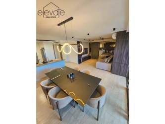 Contemporary master bedroom with balcony access and large window PH Explora Panama Pacifico