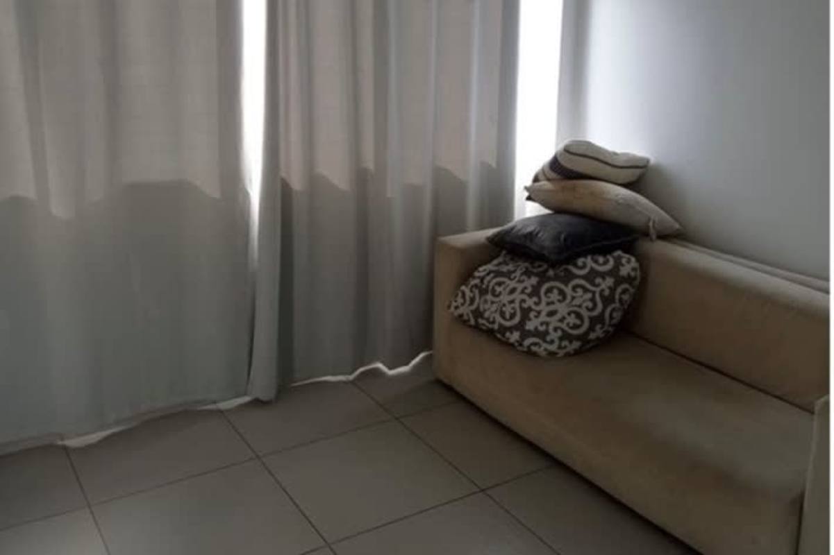 Floating wood stairs and glass railing mezzanine loft in Terrazas La Cresta Bella Vista Panama