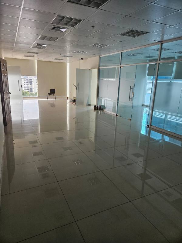 Contemporary commercial space inside The Office One Tower available for rent Obarrio Panama