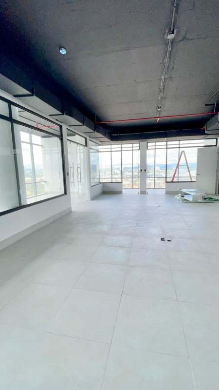 Large meeting room with glass walls and skyline view in Prime Tower Costa del Este Panama