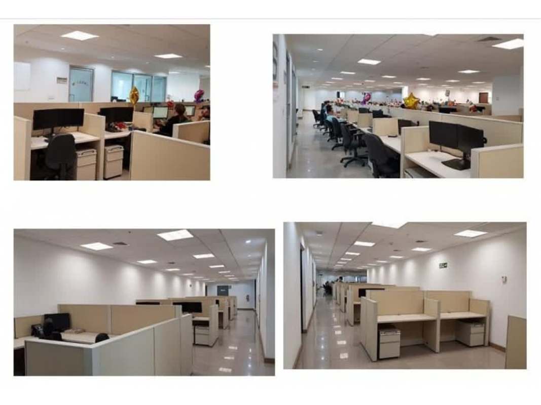 Elegant marble lobby with glass walls and reception at Towerbank Panama City