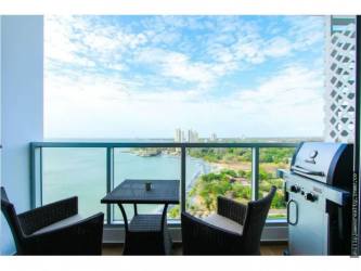 Open plan modern kitchen in Royal Palm Playa Gorgona apartment for sale Panama