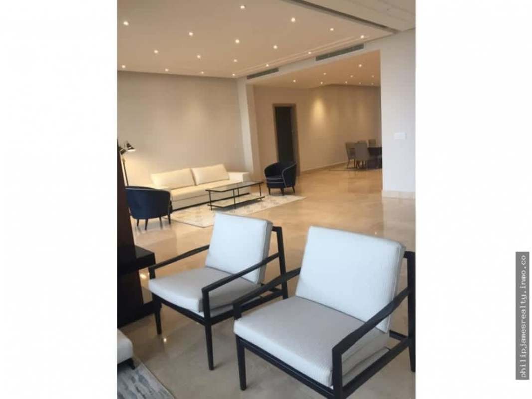 Modern low-rise luxury condominium with garden façade on Ocean Reef Island, Panama City