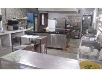 Industrial stainless steel kitchen commercial restaurant San Carlos