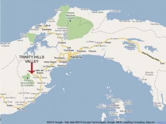 Mediterranean style house with terracotta roof and landscaping Trinity Hills Valley Panama