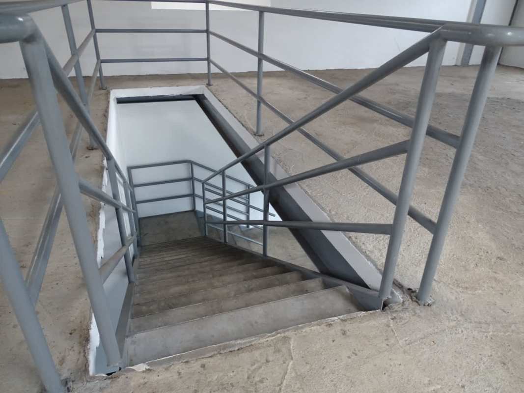 Empty industrial warehouse interior high ceilings Pacora Panama