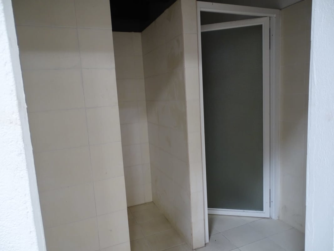 Front exterior of industrial warehouse with ample parking Pacora Panama