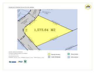 Corner Lot 1574m² Elevated Altos del Maria Mountain View