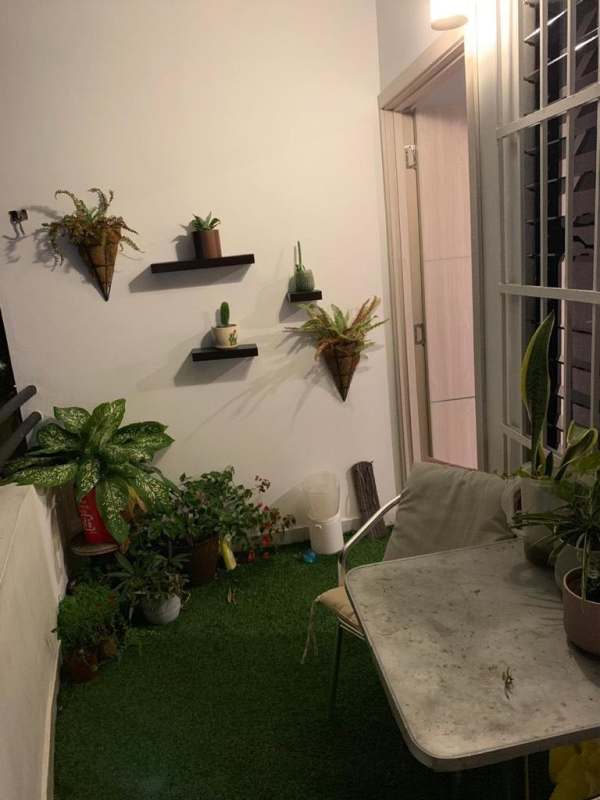 Private balcony with railing overlooking neighborhood PH San Francisco Bay Tower Panama