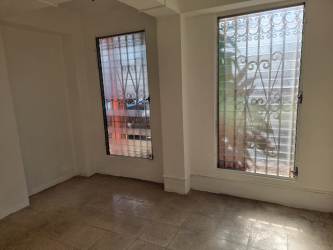 Tropical landscaped backyard green lawn privacy fence Margarita Colón Panama