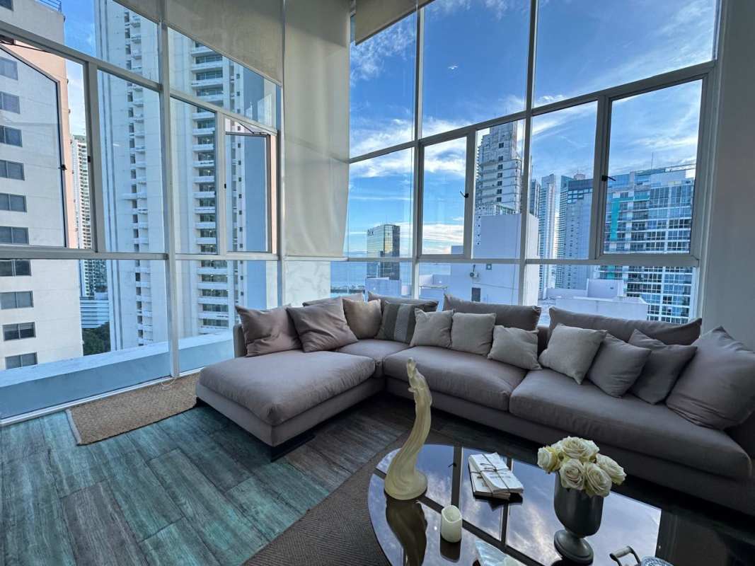 Contemporary kitchen with granite and stainless appliances PH Blue Park Bella Vista Panama