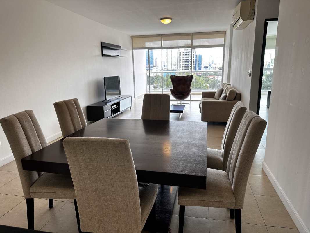 Bright open living room with panoramic windows PH 67 SF San Francisco Panama