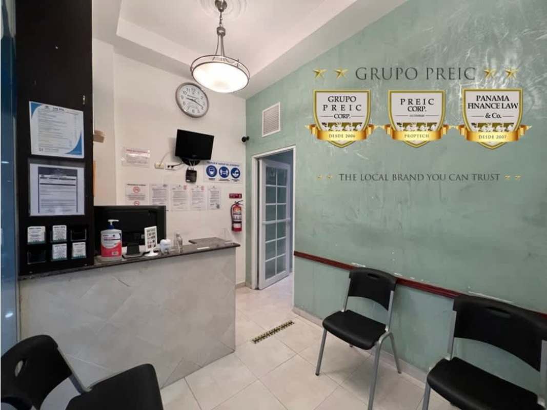 Interior of dental exam room with equipment inside mall commercial unit Panama City