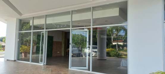 Modern multi-story Ibiza Condo Hotel building exterior with balconies Coronado Panama