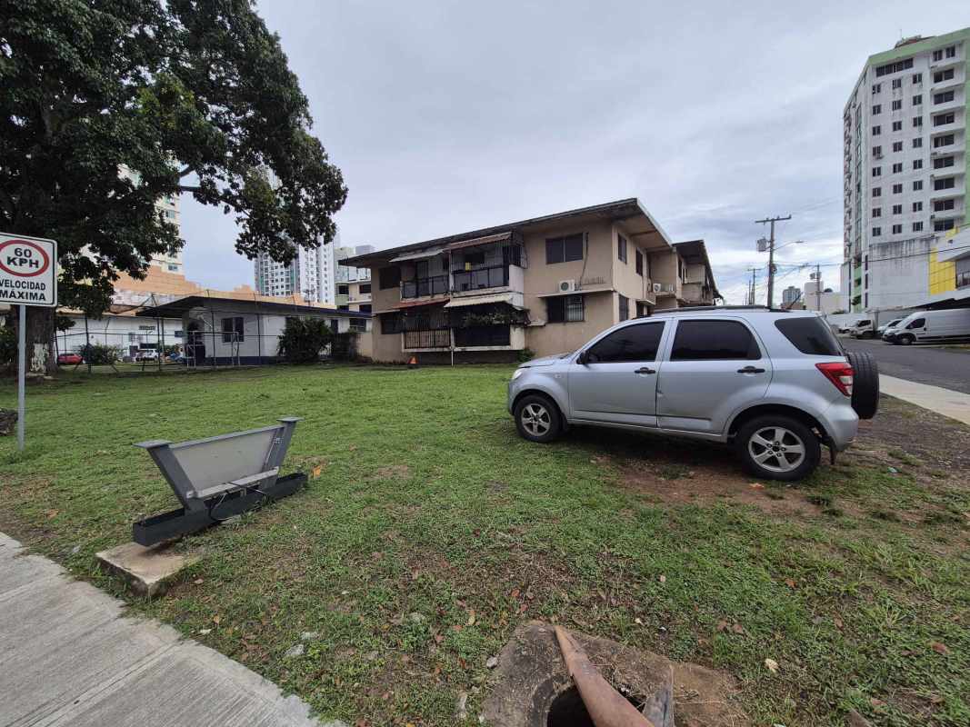 Two-story residential structure, tree-lined lot for sale in Carrasquilla Panama City