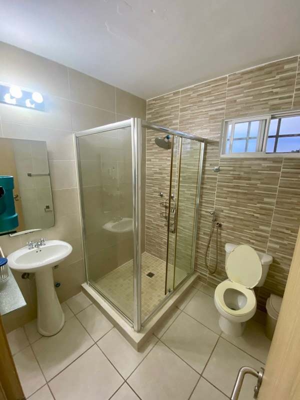 Spacious master bedroom with balcony, walk-in closet in duplex house PH Victoria Panama