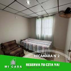 Bedroom with bed AC and closet in Villa Karola Penonomé Panama rental home