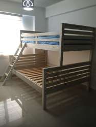 Kitchen with granite countertops, appliances, and cabinets in Vista Mar apartment