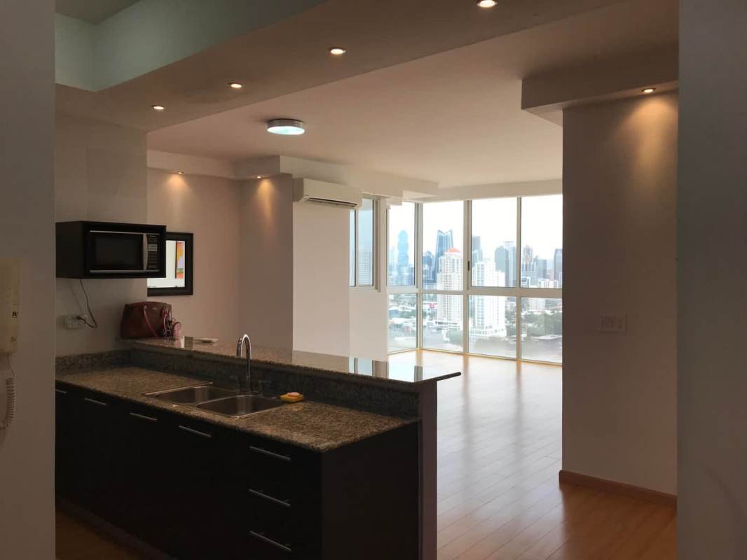Master bedroom featuring sauna, walk-in closet, skyline view PH San Francisco Bay Panama