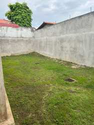 Backyard with grass and concrete walls in PH Islas de Montelimar Chorrera Panama
