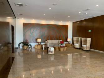 Modern kitchen with granite counters stainless appliances ocean view Casa Bonita Playa Bonita Panama