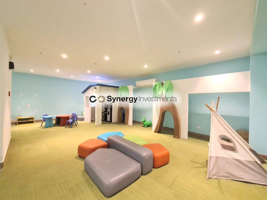 Indoor children's play area colorful furniture decorations PH Dynasty Residences Bella Vista Panama