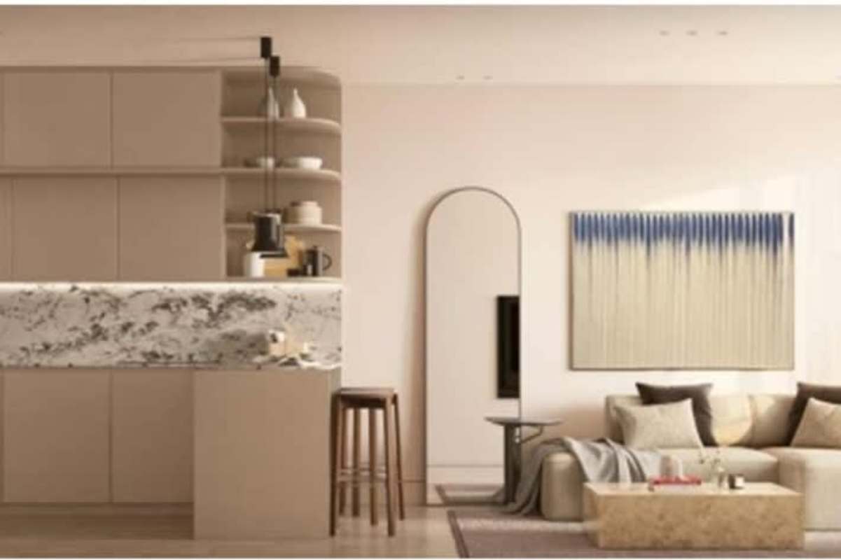 Efficient studio apartment with balcony overlooking marina in PH Ocean Reef Panama City