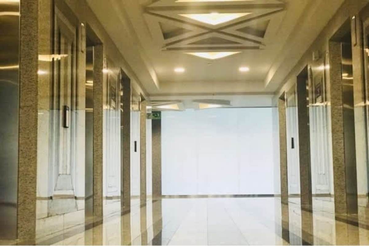 Secured multi-level indoor parking garage in Evolution Tower Panama City