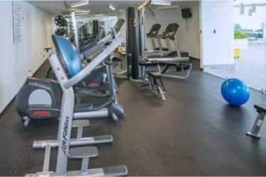 Children's slides and pool area in Ocean Waves Nueva Gorgona Panama