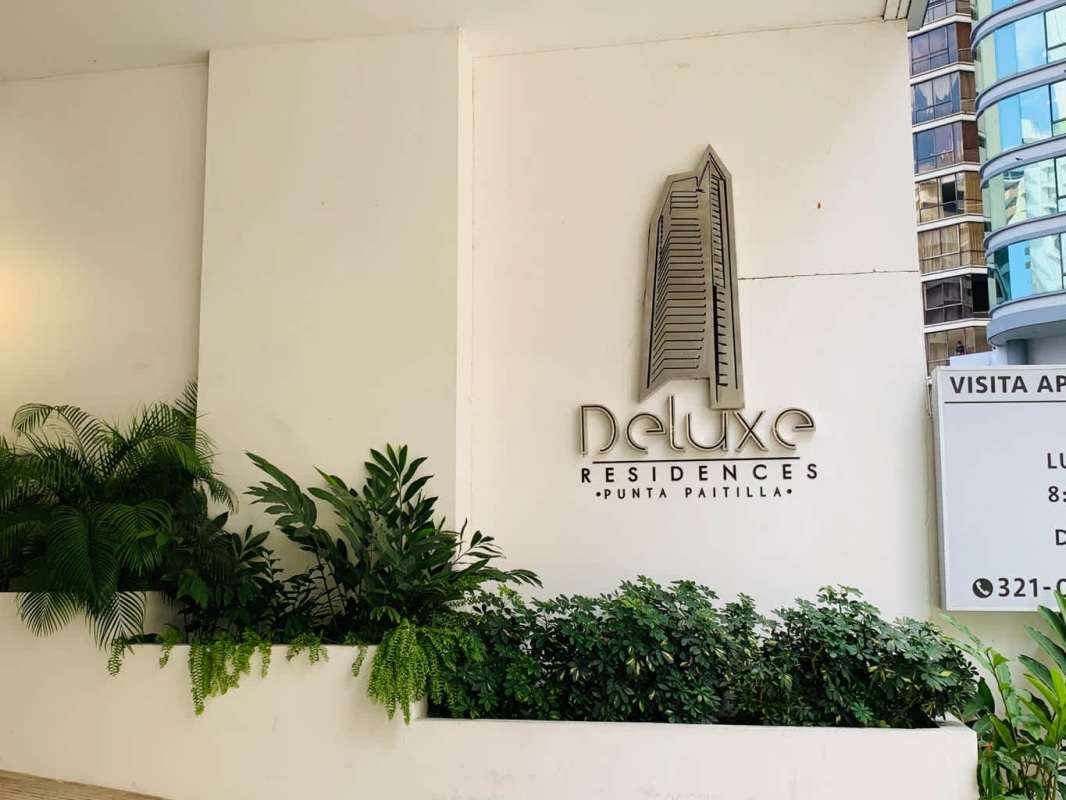 Bright living room with ocean views at Deluxe Residences Punta Paitilla Panama City