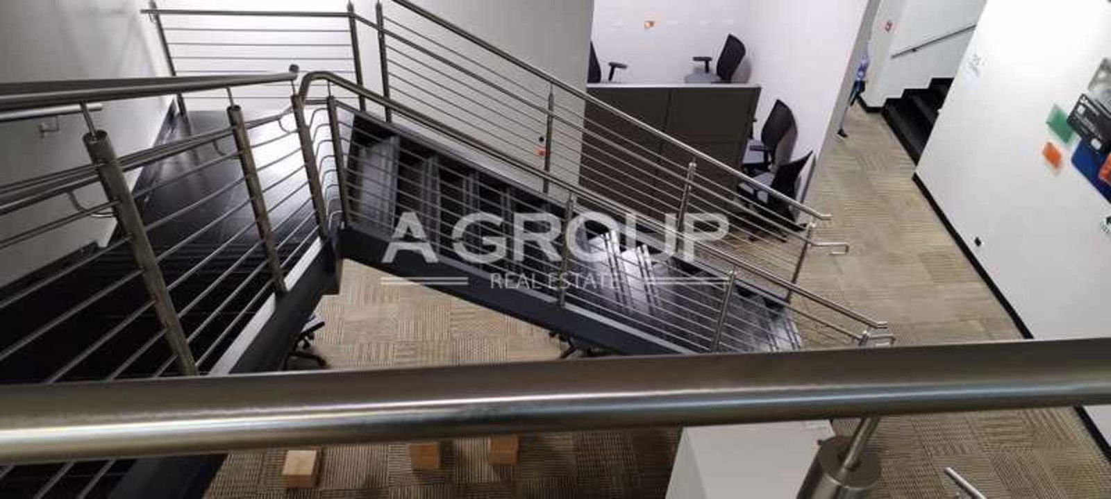 Modern interior view with stairs and open cubicles Marbella Panama