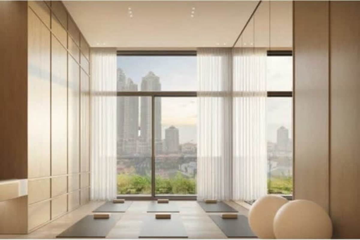 Minimalist luxury spa treatment room at PH Pacific Hub Punta Pacífica Panama City