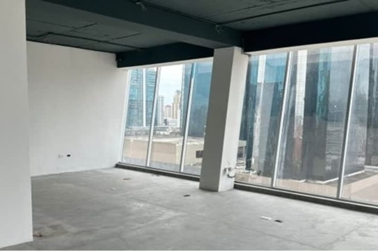 Unfinished commercial office shell with city views Atrium Tower Panama