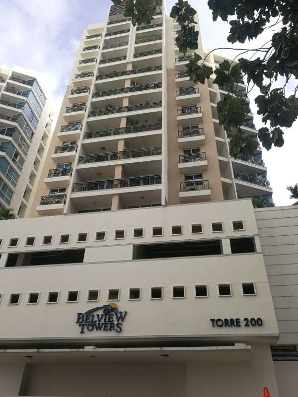 Contemporary apartment tower PH Belview Edison Park Plaza Edison with balconies and large windows