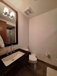 King size bed, vaulted ceiling loft suite The Bristol Residences Buenaventura Panama