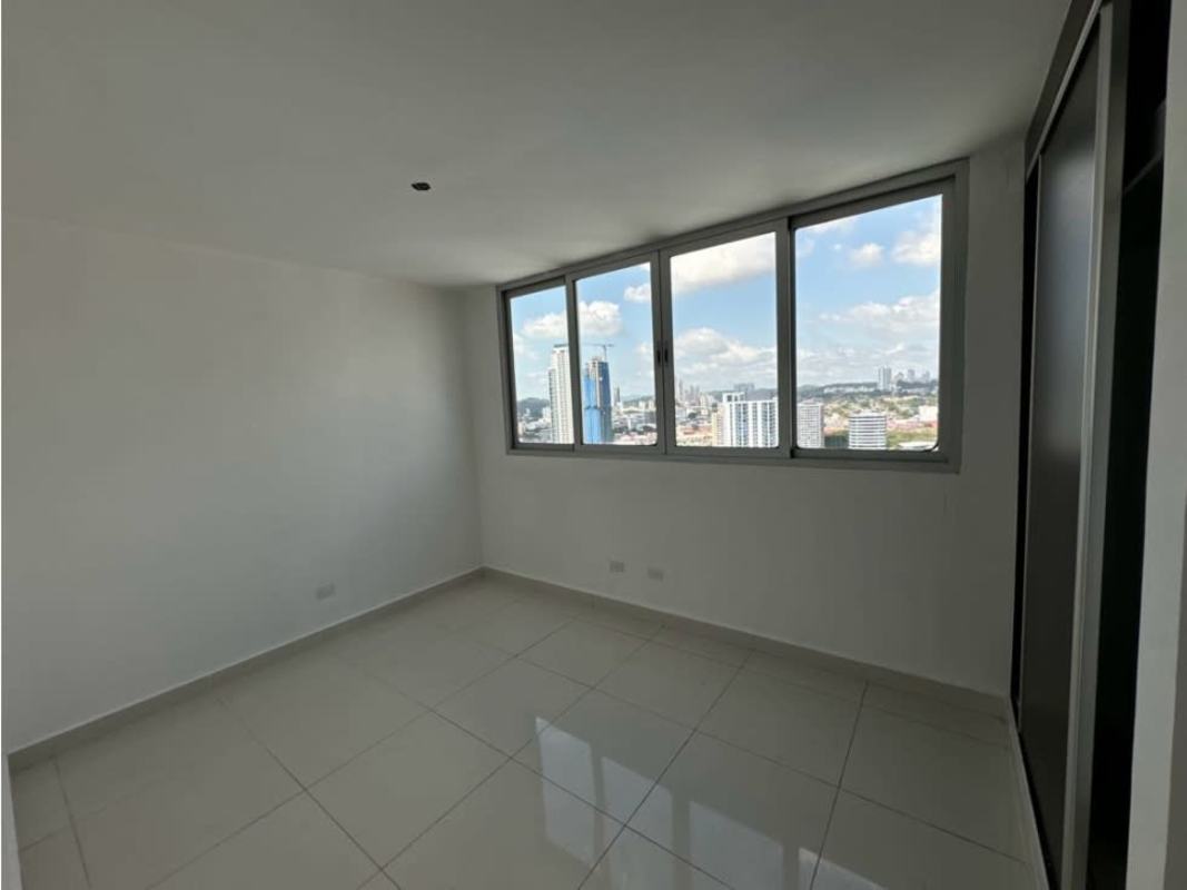Second bedroom with built-in closet and tiled floors at PH Teus Tower II