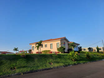 Big backyard with covered terrace garden view Hacienda Pacifica San Carlos
