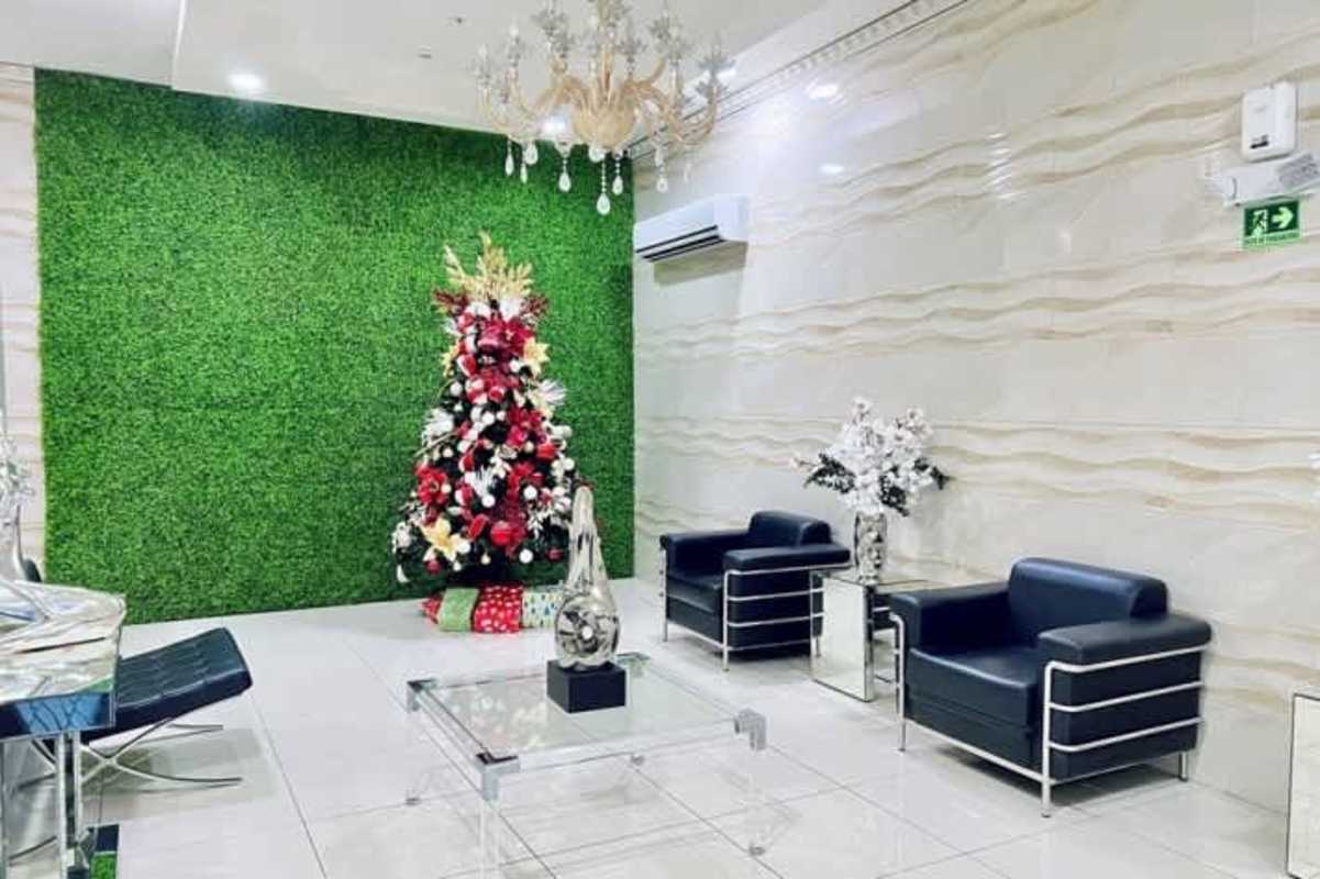 Modern gym with cardio and weight equipment in PH Vista Park Carrasquilla Panama City