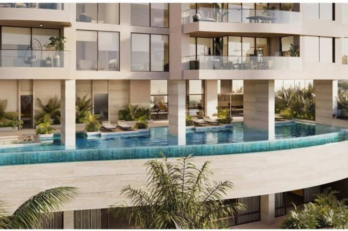 Contemporary high-rise with curved balconies and infinity pool PH Santa María Costa del Este Panama
