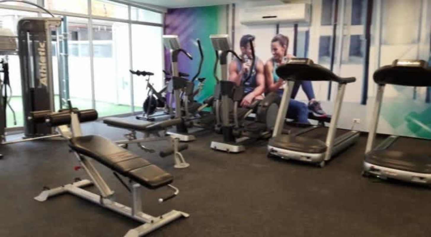 Fitness center with equipment at PH Coral Tower Panama City