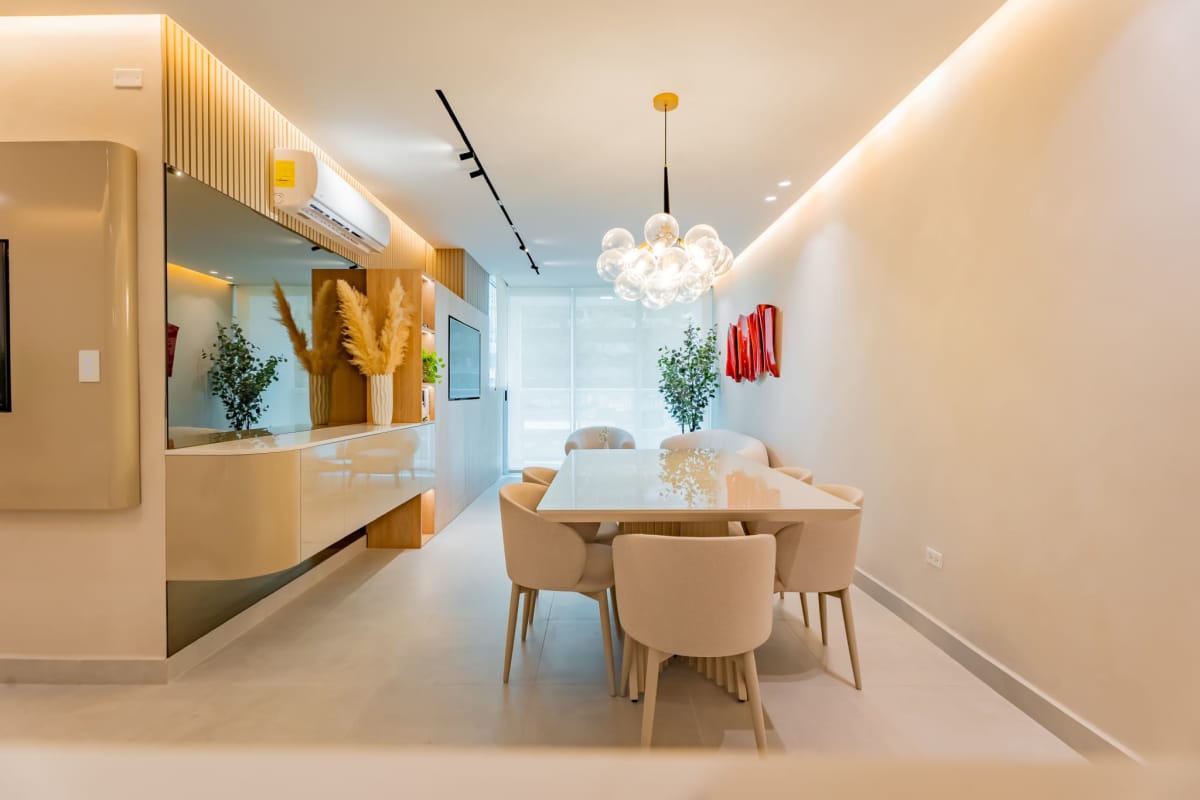 Modern gym facility with boxing ring climbing wall in Condado Gardens Condado del Rey Panama