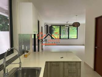 Community playground and pool view in PH River Village gated community