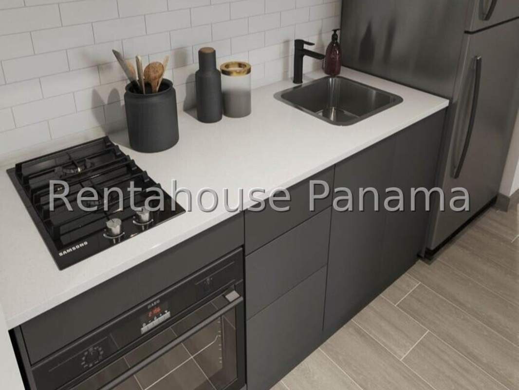 Infinity edge rooftop swimming pool with panoramic city and ocean views Bella Vista Panama