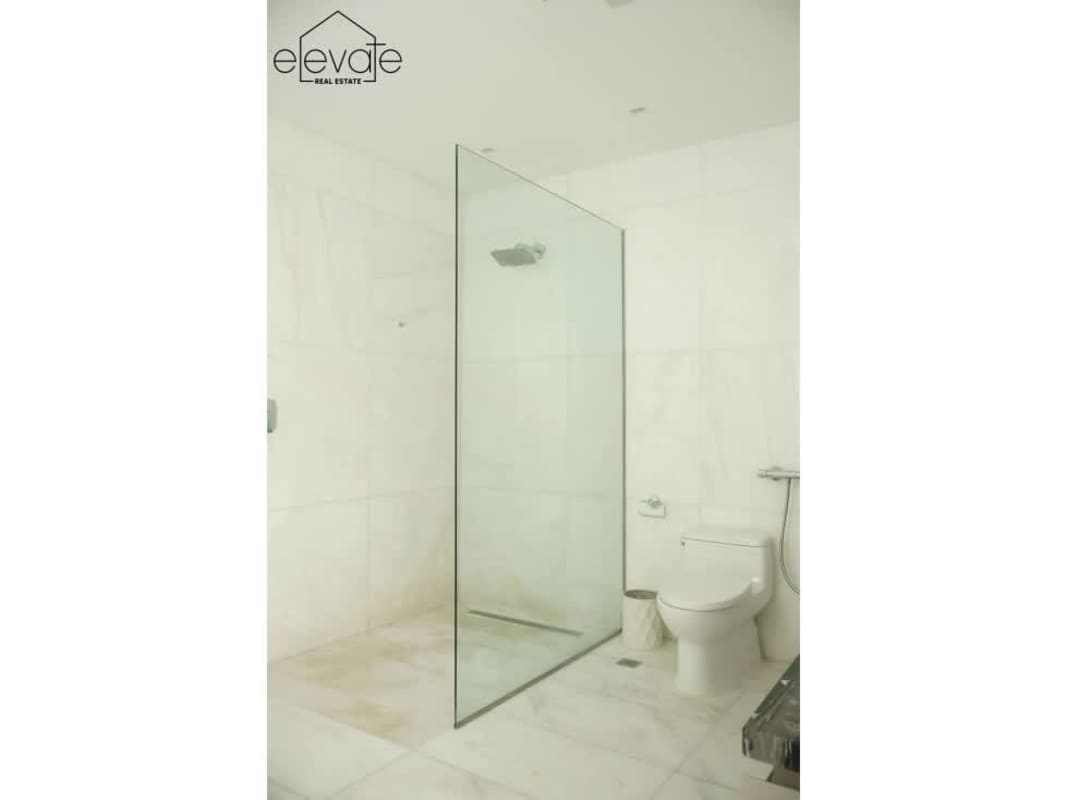 Luxurious master bedroom with floor-to-ceiling ocean views PH The Residences Punta Pacifica Panama