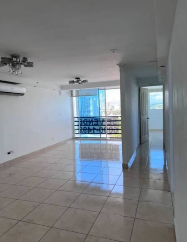 Modern high-rise PH Crystal Blue facade with balconies and glass windows on Via España Panama City