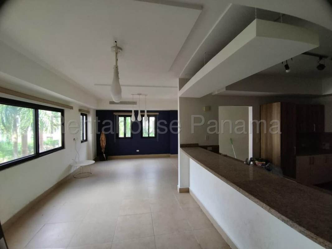 Bedroom with window view to lush greenery PH Embassy Village Clayton Panama